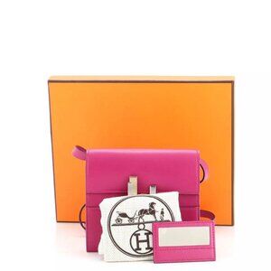 HERMES CINHETIC TO GO WALLET CHEVRE MYSORE MINI RETAIL $4,300